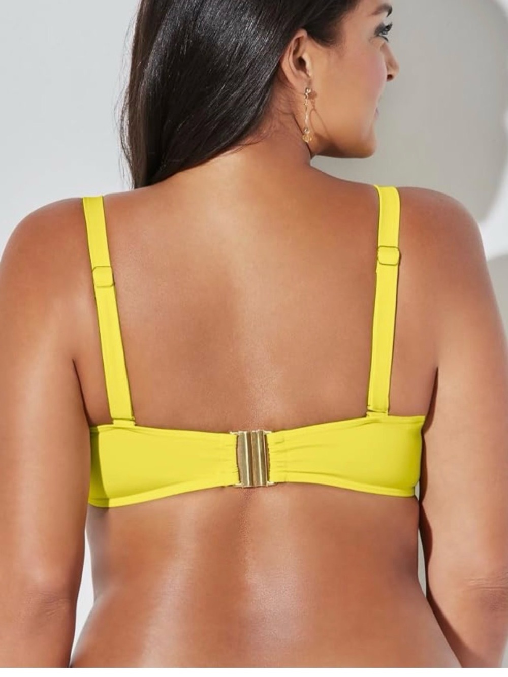 Swimsuits for All Valentine pineapple Bandeau Top sz 16 - Picture 2 of 7
